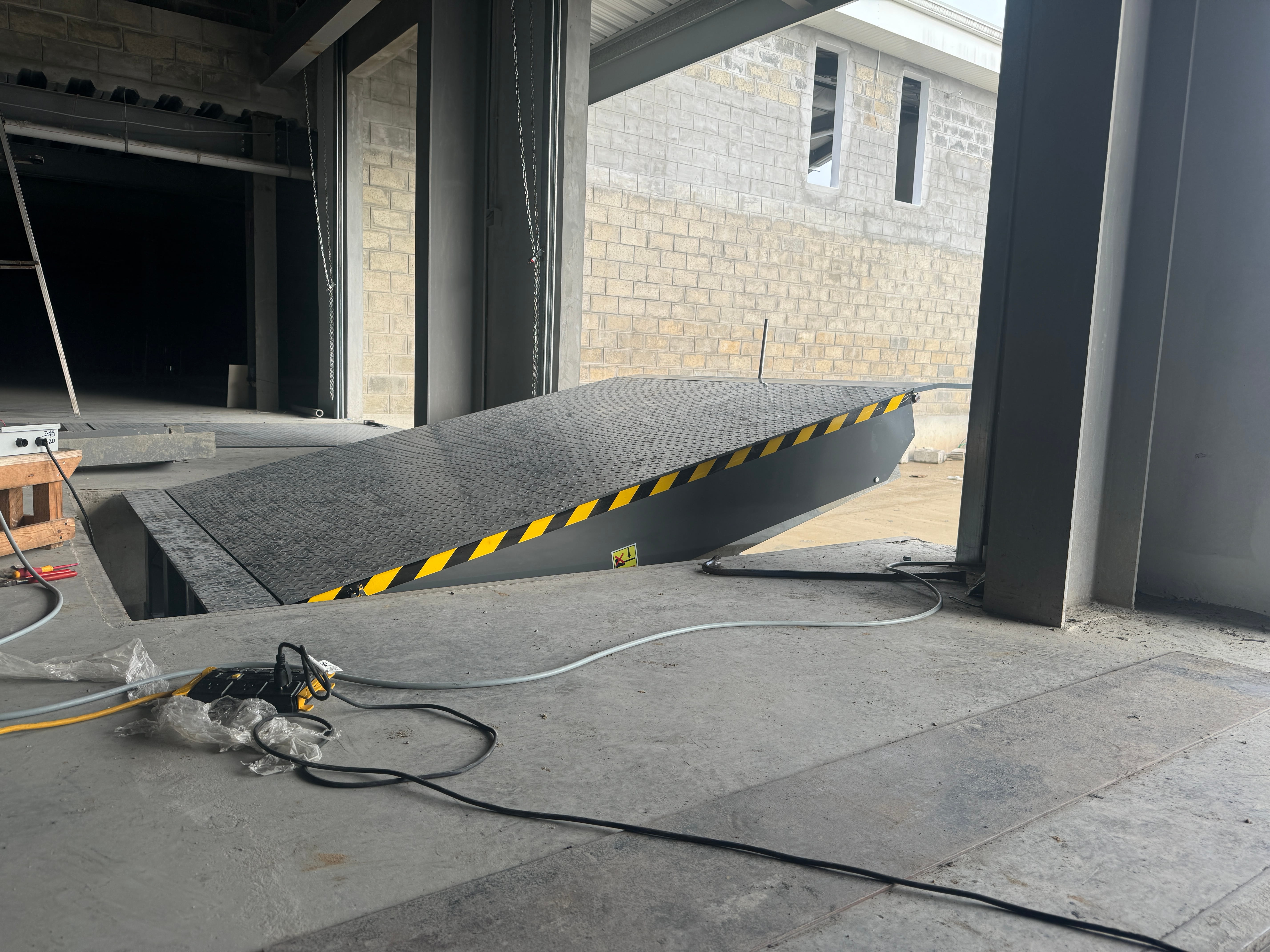 Dock levelers improving warehouse efficiency and loading dock safety